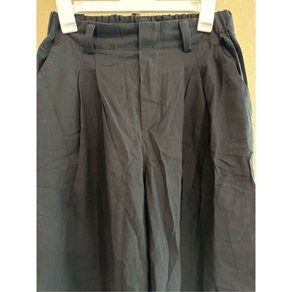 Size M (Regular) Halara High Waisted Plicated Side Pocket Wide Leg Palazzo Pants - Picture 5 of 8